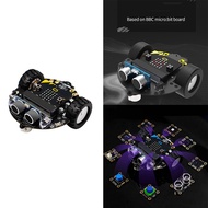 U8(NSOJ) Robot Programmable Robotic Kit Based on BBC Microbit V2 and V1 for STEM Coding Education wi