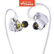 CCZ BC04 Bass Wired Headphone Custom High Frequency BA IEM Headphone Stereo Sound IEM Earbuds Earpho