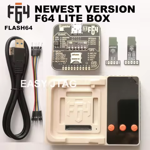 LAST NEW 100 Original Flash 64 Lite Tool Box F64 EMMC ISP F64 UFS/EMMC V2 F64 Lite Full Set UFS EMMC