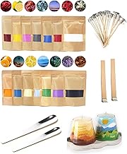 Scented Candle Sand with Wicks DIY 14 Colors Pearled Candle Wax Beads(1.76oz Each, 24.7oz Total up t