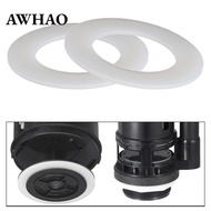 [AWHAO] 2Pcs Toilet Flush Seal Rings White Maintenance Parts, 1.97Inches Inner Hole Diameter 0.12Inc
