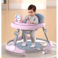 (SG stocks) multifunctional baby walker foldable infant walker 6-18 months baby dining table walker 