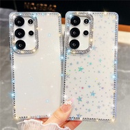 Casing Samsung S26 Ultra S25 Ultra S24+ Plus S25FE S24FE A07 A17 A37 A57 A16 Luxury Star Glitter Bli