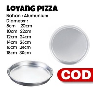 Pizza pan measuring diameter 8cm to 30cm, height 2cm, thickness 0.05mm
