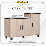 GKOLEXCI (DIY) MUJI Gas Cabinet Stove Cabinet Kitchen Cabinet Murah Almari Dapur Kabinet Dapur Masak