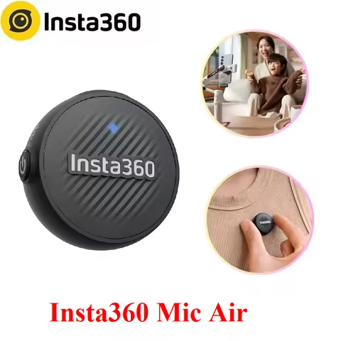 Insta360 X5/X4/X4 Air /GO Ultra/Ace Pro 2 Mic Air 7.9g 48kHz 10-hour For Insta 360 Original Accessor