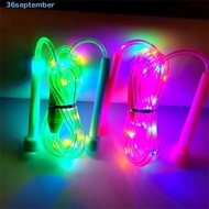 SEPTEMBER LED Jump Ropes, Luminous Fun Fitness Glowing Skipping Rope, Student Prizes Enhance Flexibility Coordination Counting Light Up Jump Ropes Home School