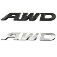 【Honda】1 x ABS AWD Letter Logo Car Auto Rear Trunk Side Emblem Badge Sticker Decal for Honda VEZEL CRV Crosstour