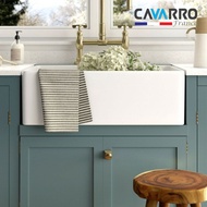 24" /30" / 33"  FIRECLAY CERAMIC FLAT APRON FARMHOUSE SINK CFS241810 CFS301810 CFS331810