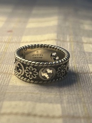 Gucci Silver Flower Ring 古馳雙G雛菊戒指 925銀