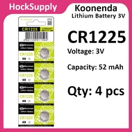 [4pcs] Koonenda CR1225 Battery Lithium Battery 3V 1225 [FAST SHIP OUT]