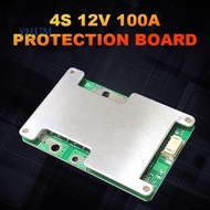 4S 12V 100A LiFePO4 Lithium Battery Protection Board with Power Battery Balance/Enhance BMS PCB Protection Board