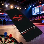 VIKAMA Darts Logo Dart Mat Non Slip Throw Line Mat พร้อมเครื่องหมายระยะทางอย่างเป็นทางการสำหรับตกแต่