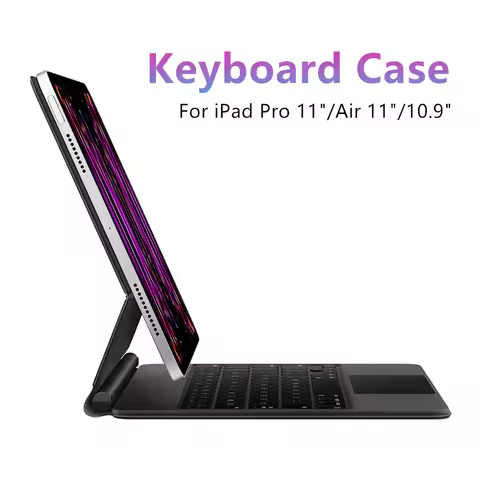Magic Keyboard For iPad Pro 11 Inch 4th 3rd 2nd 2018-2022 Air 6th/5th/4th M2 ipadpro11 M4 Smart Cove