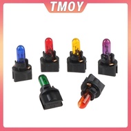 TMOY 10PCS T5.5 Led Bulb W1.2WCar Interior Lights Dashboard Heating Indicator Wedge Auto Instrument 