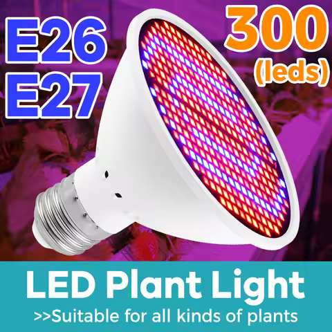 Plant Grow Light 220V LED Growth Bulb E27/E26 Full Spectrum GU10 Hydroponic B22 Seed Fill Lamp MR16 