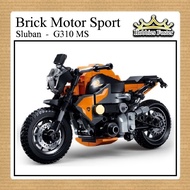 HBF Brick Moto Bike - DIY Toy Building Blocks Motor Sports Sluban 1:12 Scale - M38 B1130