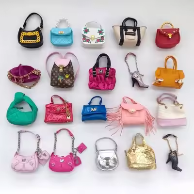 new brand 1/6 1/4 licca rainbow big sister school Original DIY Accessories only bag yalisha xiaopeis