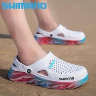 台灣現貨2022 新款 Shimano 釣魚鞋迷彩透氣男士夏季拖鞋防滑軟水鞋戶外沙灘涼鞋