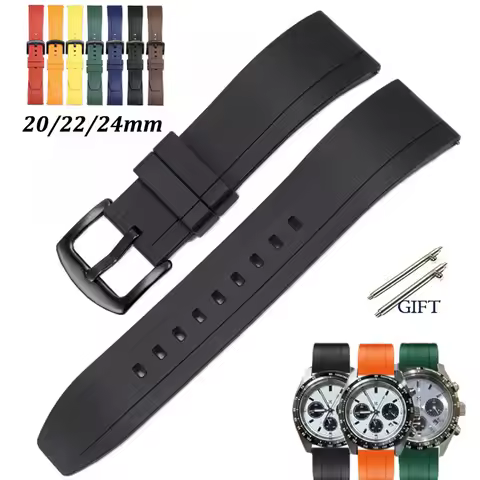 20mm 22mm 24mm Strap Silicone for Seiko Turtle Abalone Men Bracelet for Seiko 5 Skx Sports Rubber Wr