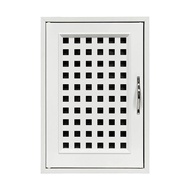 Davinci-Home-CLOSE บานซิงค์เดี่ยว รุ่น SCOTT ขนาด 44x10x64 ซม. สีขาวลายฉลุ สินค้าส่งจากไทย