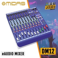 PTR MIDAS DM12 Audio Mixer 12 Channel - 8 Microphone Mic Input XLR DM