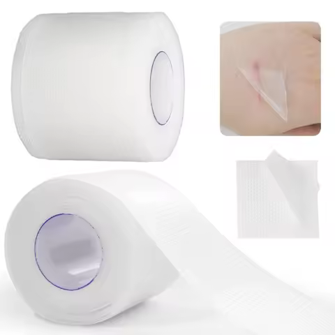 Silicone Scar Patch Transparent Scar Tape Roll Scar Sheet Removal Self-Adhesive Tape Therapy Patch B