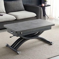 A120718新品 岩板伸縮餐檯 茶几升降桌升降台伸縮台餐桌折疊台兩用板多功能餐檯折台餐桌高品質