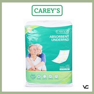 CAREY'S ABDORBENT UNDERPAD 75cm x 75cm 10's