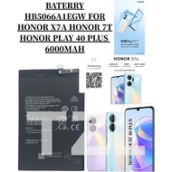 BATERRY HB5066A1EGW COMPATIBLE HONOR PLAY 40 PLUS HONOR X7A HONOR 7T BATERI 6000MAH ORI TZL