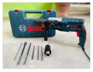 สว่าน สว่านโรตารี่ สว่านบอส 3 ระบบ รุ่น GBH2-28 DFR 2600 วัตต์ พร้อมดอกเจาะปูน 3 ดอก ดอกสกัด 2 ดอก ห