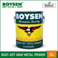 BOYSEN® Rust-Off™ Gray Alkyd Metal Primer B330 - 1L / 4L