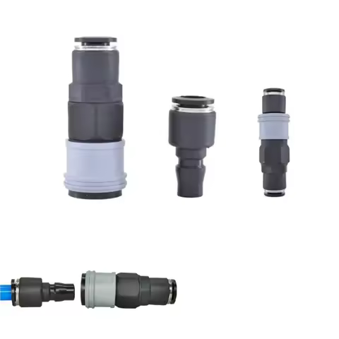 C Type Quick Connector Plastic Steel Pneumatic High Pressure Coupling 6mm 8mm 10mm 12mm PU Tube Air 