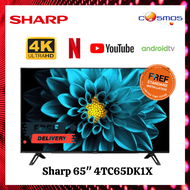 [INSTALLATION] Sharp 65 Inch 4K UHD Android TV 4TC65DK1X ( 21- 30 Days Delivery)
