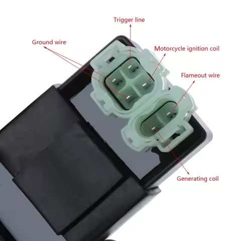 6 Pin Racing CDI Ignition Box Motorcycle GY6 Igniter For 50cc 60cc 80cc 100cc 125cc 150cc 180cc 200c