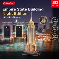 CUBICFUN Empire State Building Night Edition LED - 3D Puzzle