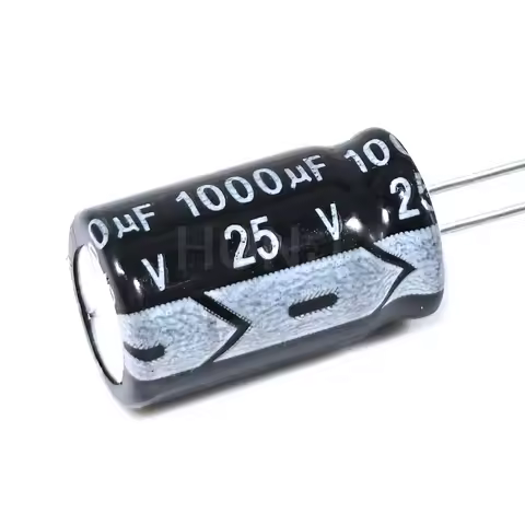 10PCS ​​1000uF 25V 1000MFD 25Volt 10*17mm Aluminum Electrolytic Capacitor Radial 1000mf25v 1000uf25v