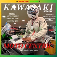 KAWASAKI [READY STOCK] MOTOCENTRIC RIDER JACKET (M2603) - GREY/BLACK