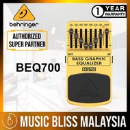 ✒☞◊Behringer BEQ700 Bass Graphic Equalizer Guitar Effects Pedal (BEQ-700 / BEQ 700)