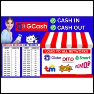 GCASH RATES  TARPAULIN