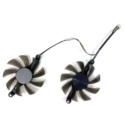 Cooling Fan 85mm 4pin 103mm size For PARA ALSEYE RX580 51risc RX6600M AFOX RX580 Ziway RX 580 video 