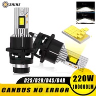 D2S D4S Led Car Headlights Bulb D2R D4R LED Car Light High power 220W 1:1 Plug and Play 9570 CSP Chi