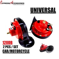 2PCS Car BM Horn Hon Siput Bunyi Kuat 120db Hon Kereta Car Accessories Snail Horn Proton Perodua Hon