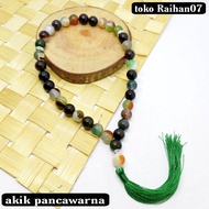 PANCAWARNA Agate ROSARY 33 GRAINS 8MM