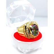 Pay ON DELIVERY MYSTICK QUARTZ RING STONE FULL COLOR RING SILVER BANGKOK 926 READY TO USE
