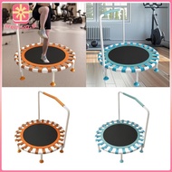 [Prettyia2] Kids Trampoline Indoor Fitness Play Exercise with Handle Foldable Trampoline