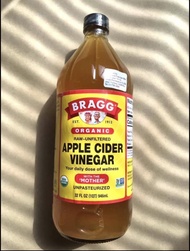 ขวดใหญ่👍ถูกที่สุด👍 Bragg Apple Cider Vinegar 946 ml หมดอายุ ปี27