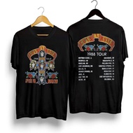 2024 waffle gift for friends Vintage Guns N' Roses 1988 Tour Cotton T-Shirt Men Women xs-3xl   