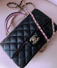 Chanel 黑粉mini cf handle