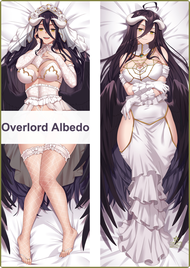 [Engji] ปลอกหมอน Overlord Albedo Dakimakura Waifuปลอกหมอนพิมพ์ลาย2ด้านกอดร่างกายฝาครอบเบาะอะนิเมะโอต